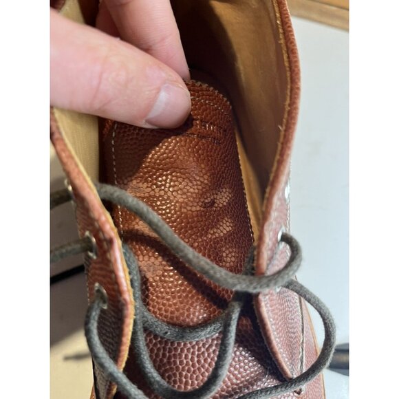 MSRP $615 Heschung Irving Chukka Boots Brown UK 7 1/2 Leather Boots Rubber Soles main image 9